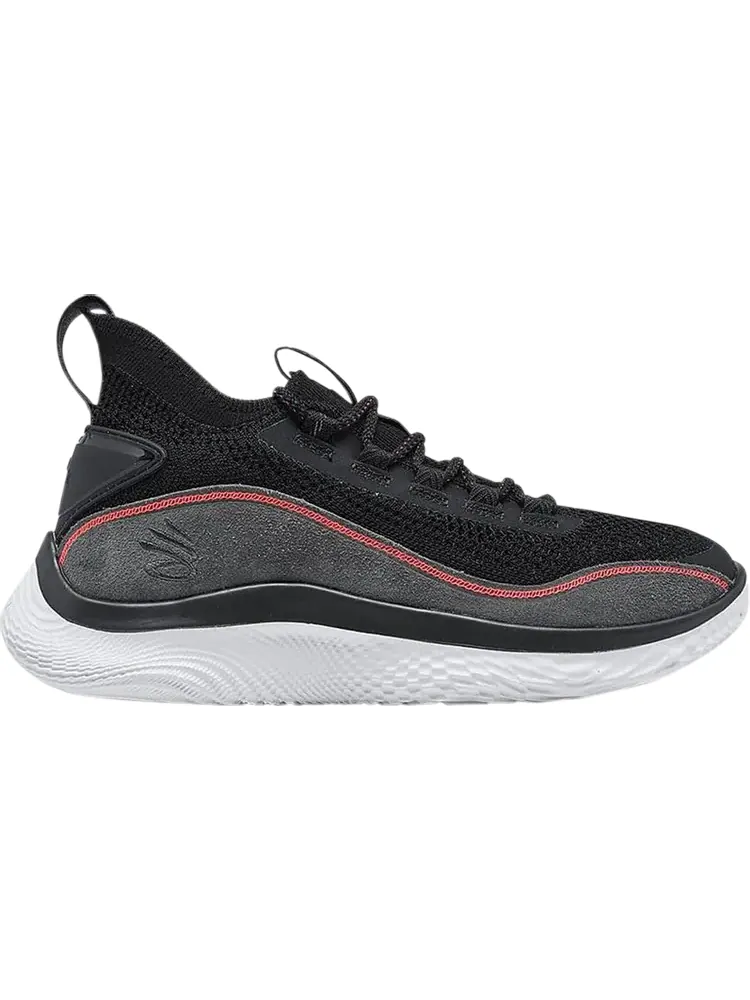 Кроссовки Curry Flow 8 Suede GS Beautiful Flow — изображение 1 из 1, черный