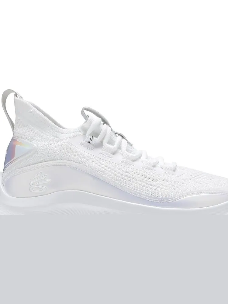 Кроссовки Curry Flow 8 GS White Iridescent — изображение 2 из 8, белый