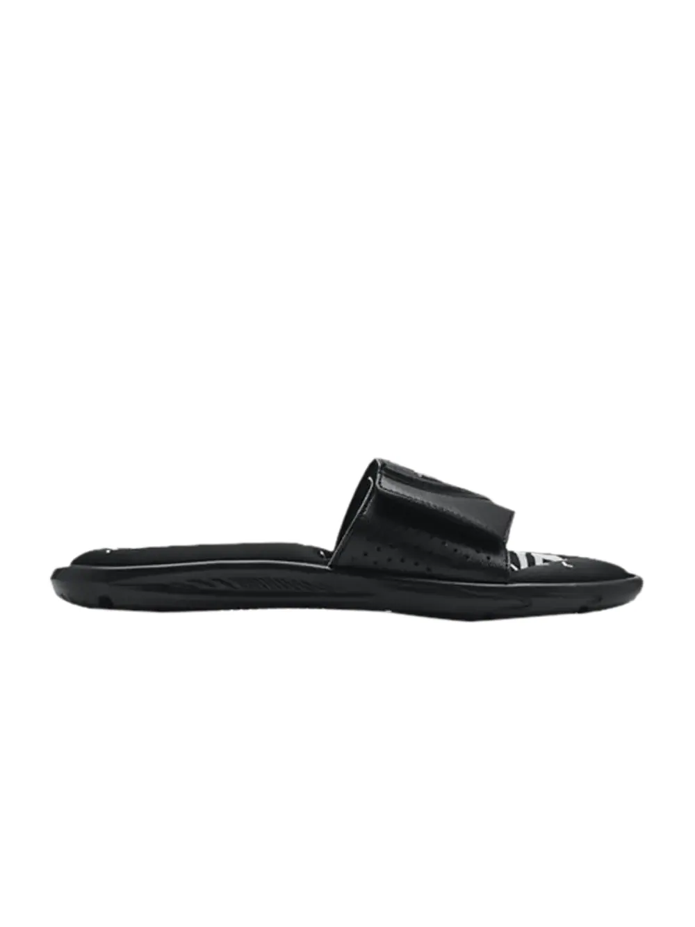 Кроссовки Ignite 6 Graphic Strap Slide Under Armour — изображение 1 из 1, черный/белый