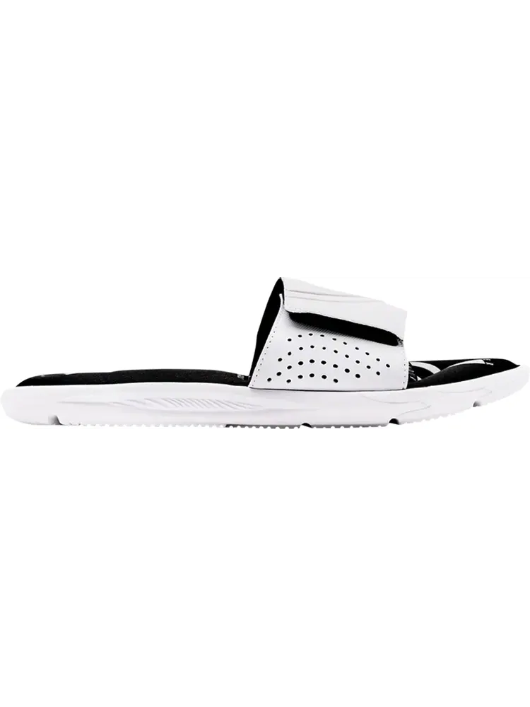 Сандалии Under Armour Ignite 6 Graphic Strap Slide White — изображение 1 из 1, белый