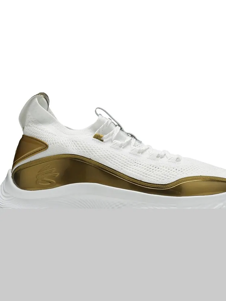 Кроссовки Curry Flow 8 Gold Blooded — изображение 2 из 8, белый