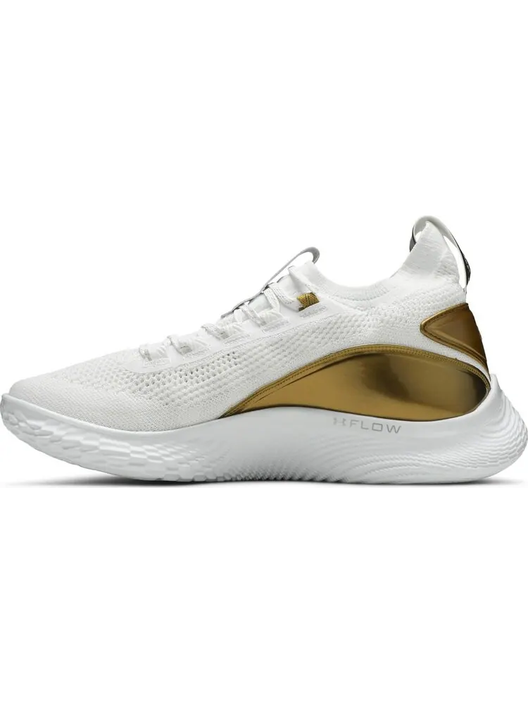 Кроссовки Curry Flow 8 Gold Blooded — изображение 3 из 8, белый