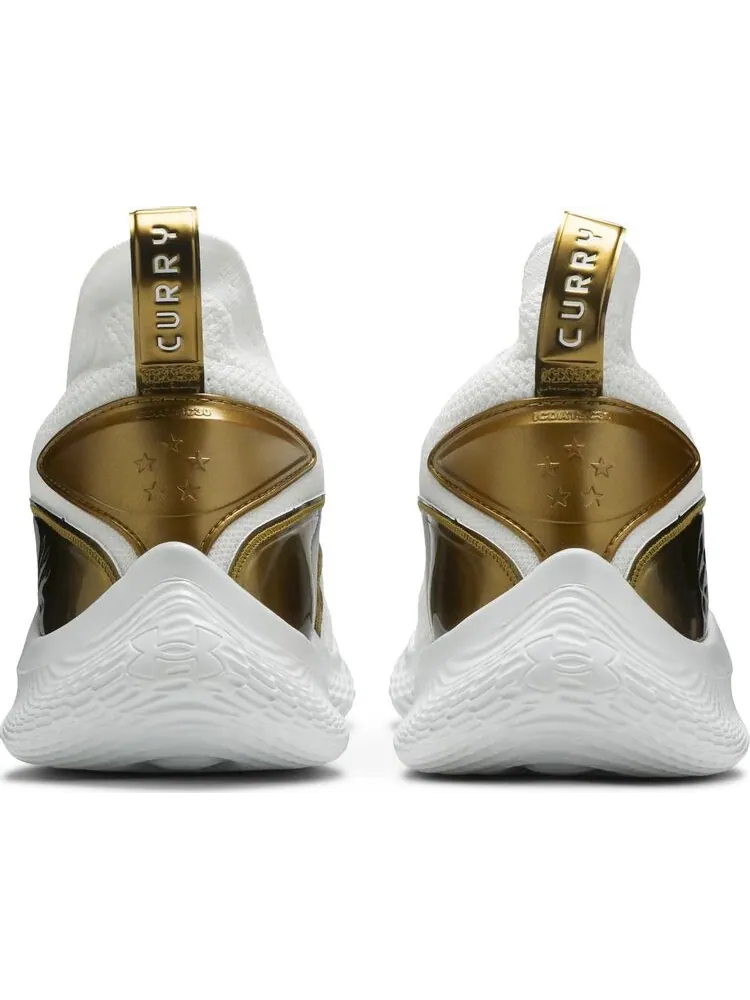 Кроссовки Curry Flow 8 Gold Blooded — изображение 6 из 8, белый