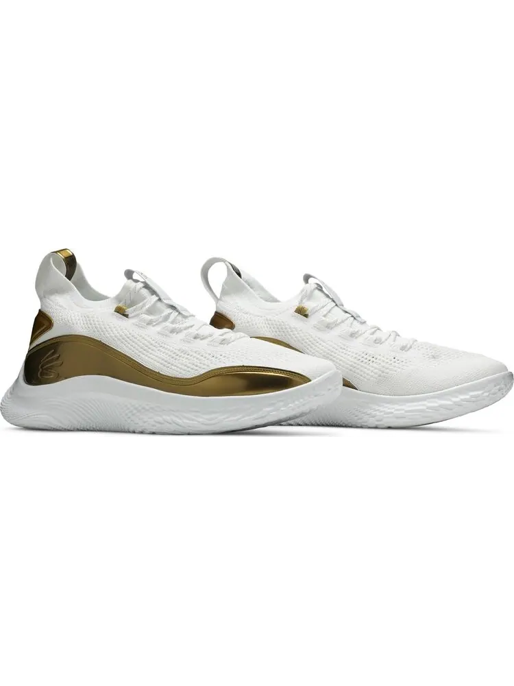 Кроссовки Curry Flow 8 Gold Blooded — изображение 8 из 8, белый
