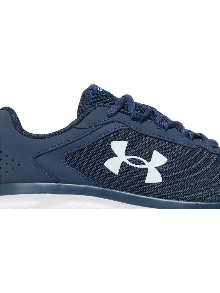 Кроссовки Under Armour Charged Assert 9 Academy White — изображение 2 из 8, синий