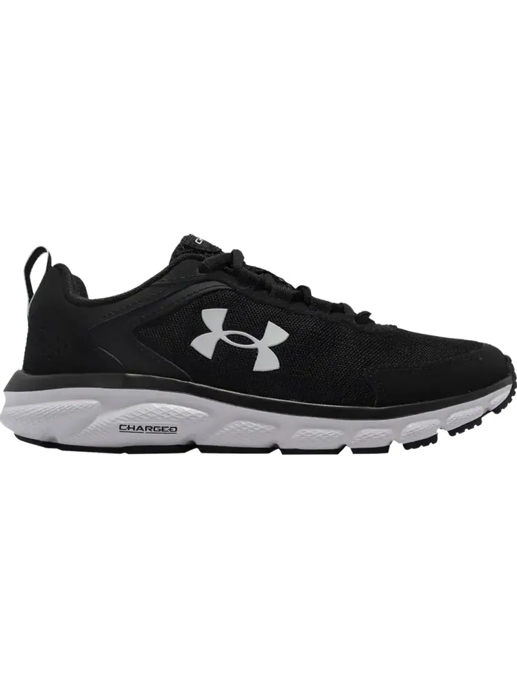 Кроссовки Under Armour Wmns Charged Assert 9 Black White — изображение 1 из 1, черный