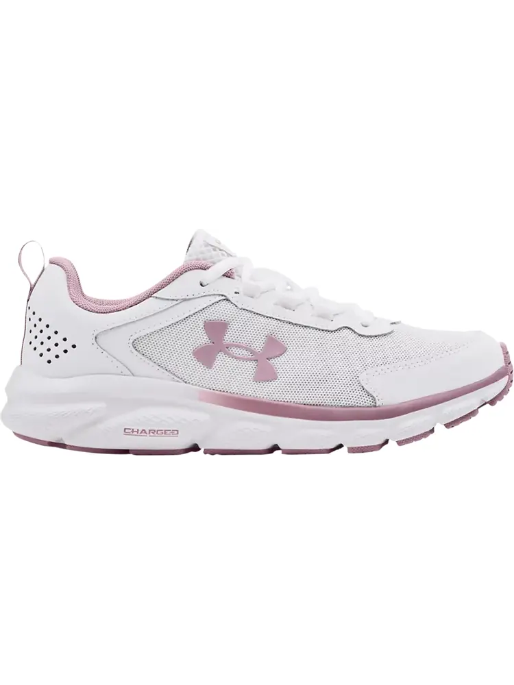 Кроссовки Under Armour Wmns Charged Assert 9 White Mauve Pink — изображение 1 из 1, белый