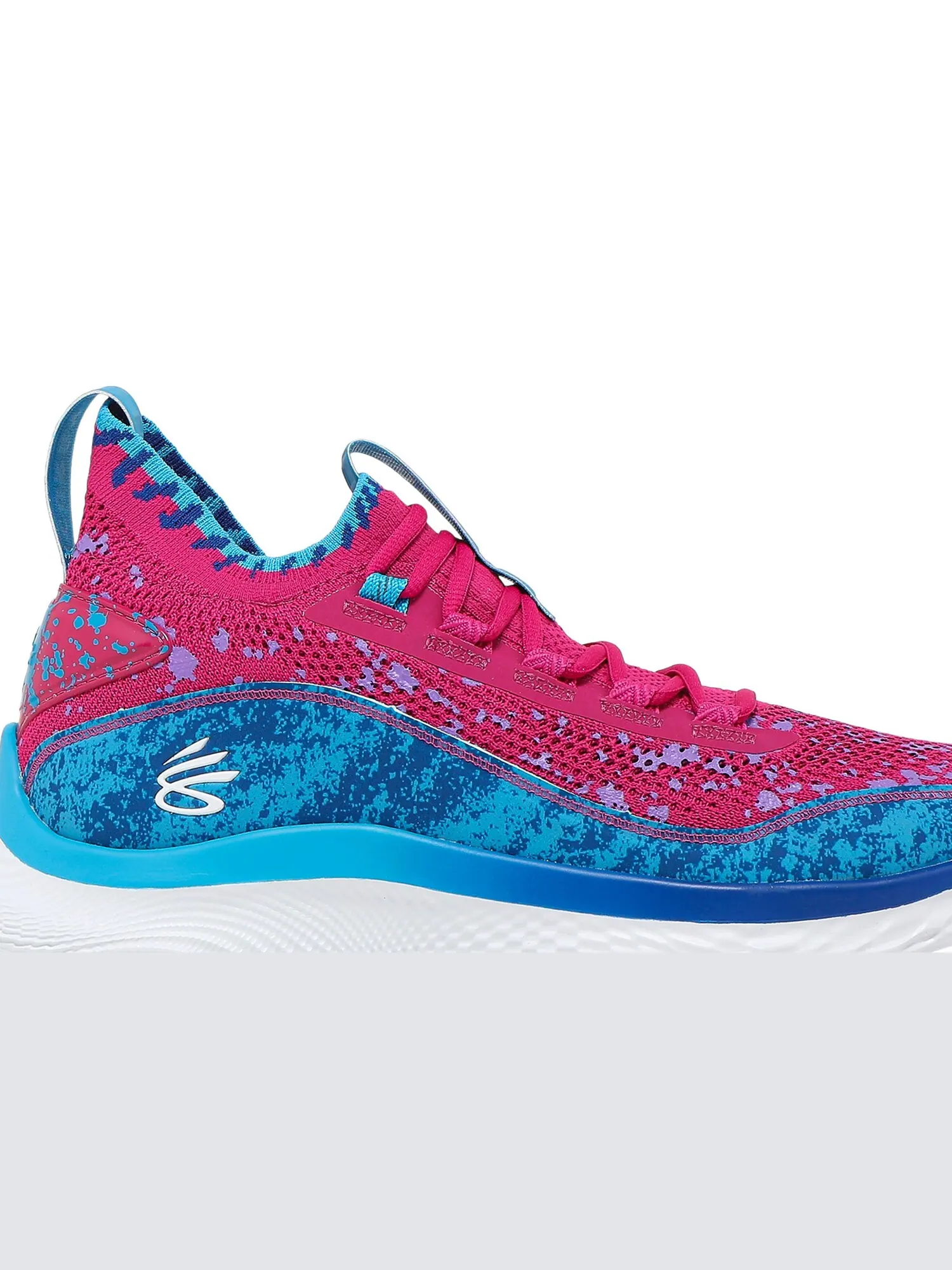 Кроссовки Curry Flow 8 Under Armour — изображение 2 из 7, розовый