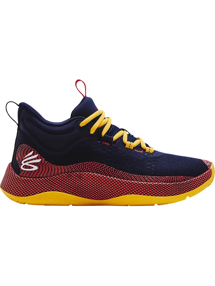 Кроссовки Under Armour Curry HOVR Splash Midnight Navy Taxi — изображение 1 из 1, синий
