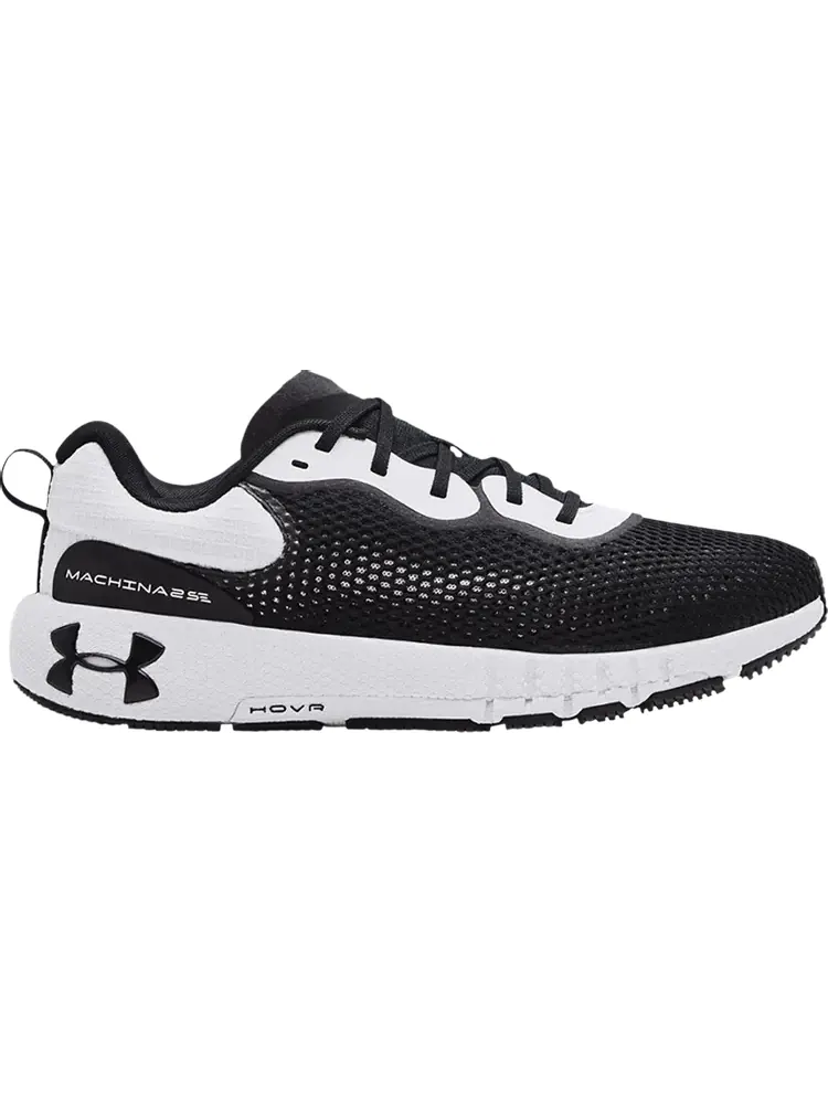 Кроссовки Under Armour HOVR Machina 2 SE Black White — изображение 1 из 1, черный