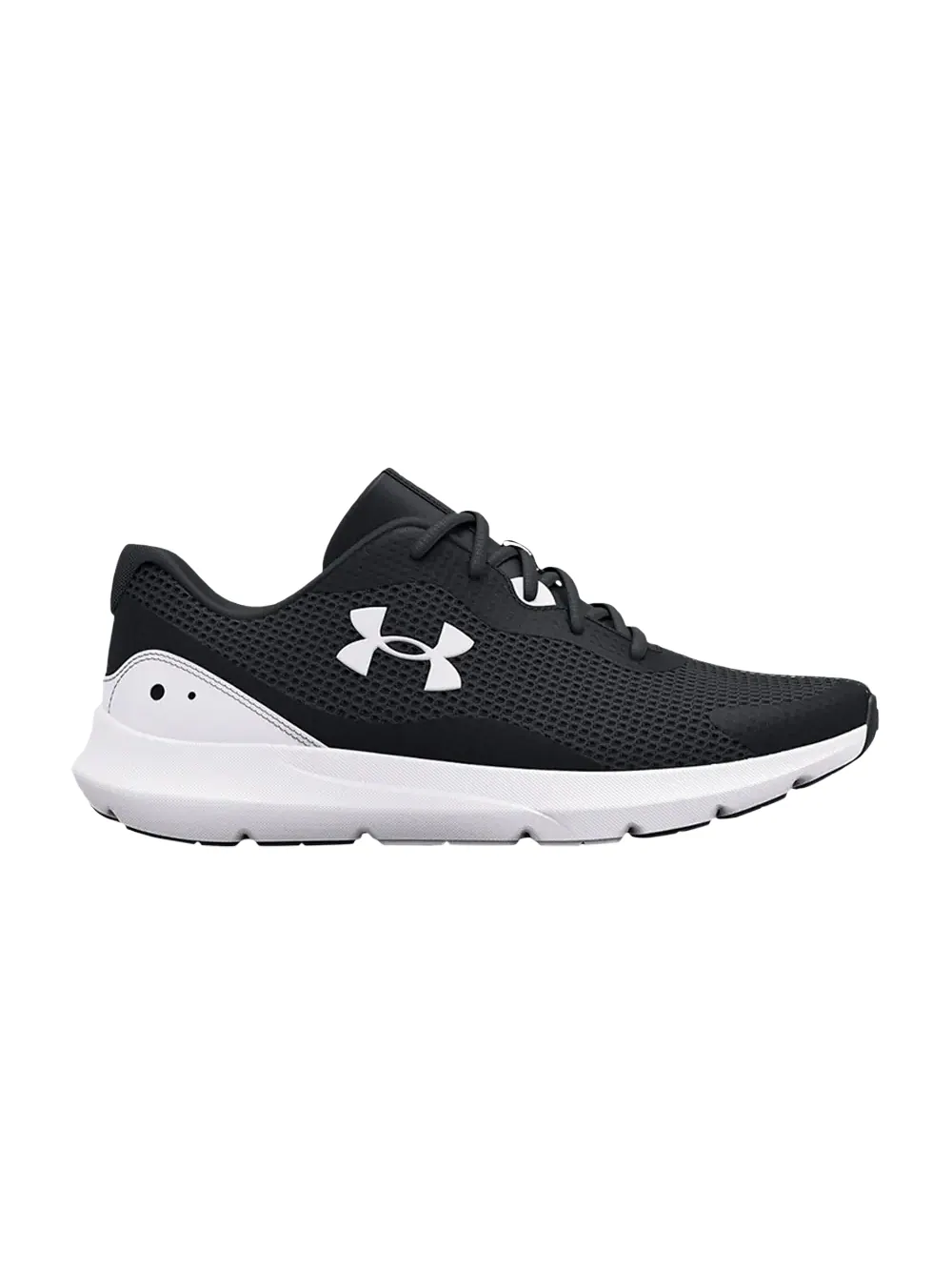 Кроссовки Surge 3 Under Armour — изображение 1 из 1, черный/белый