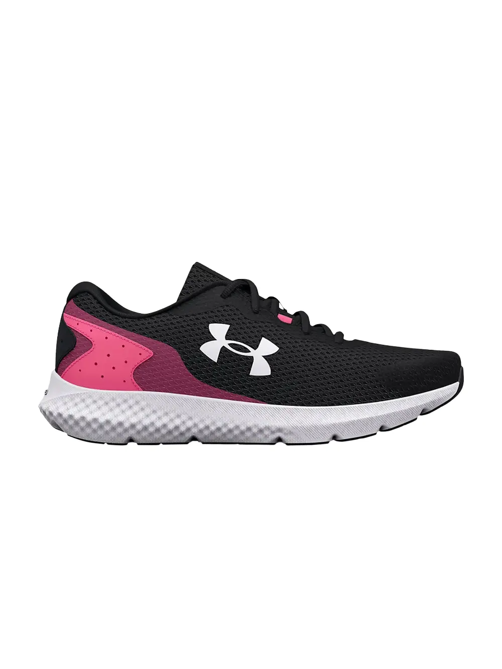 Кроссовки Wmns Charged Rogue 3 Under Armour — изображение 1 из 1, черный/розовый/белый