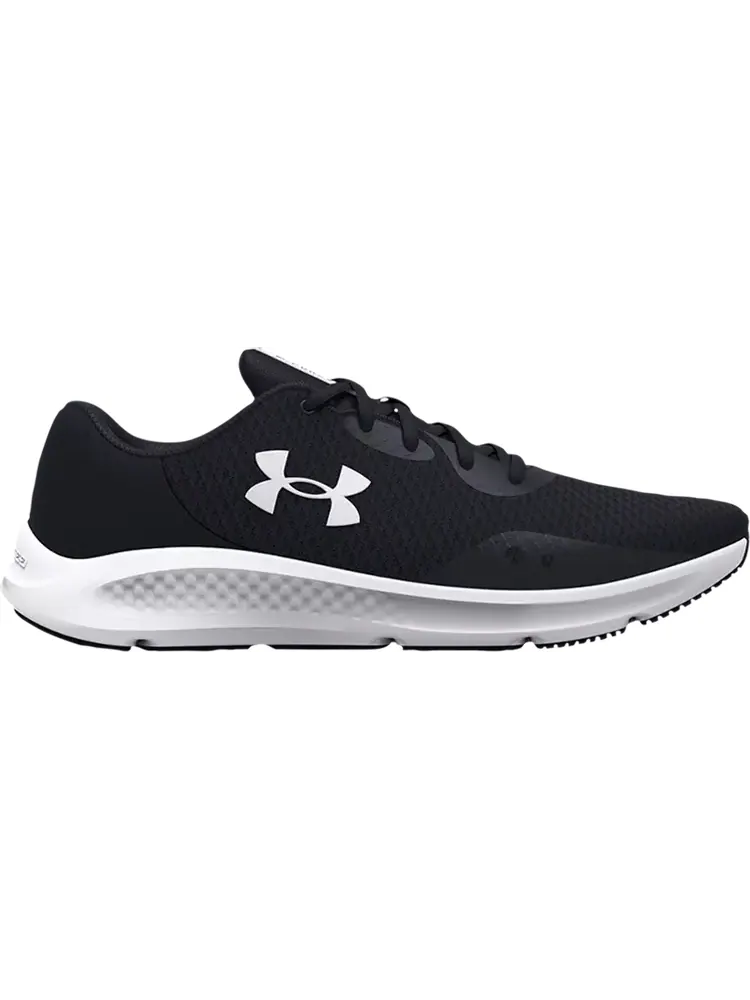 Кроссовки Under Armour Wmns Charged Pursuit 3 Black White — изображение 1 из 1, черный