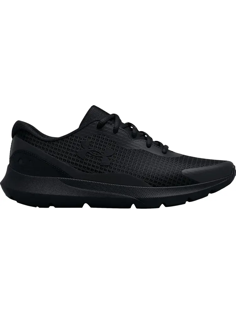 Кроссовки Under Armour Wmns Surge 3 Triple Black — изображение 1 из 1, черный