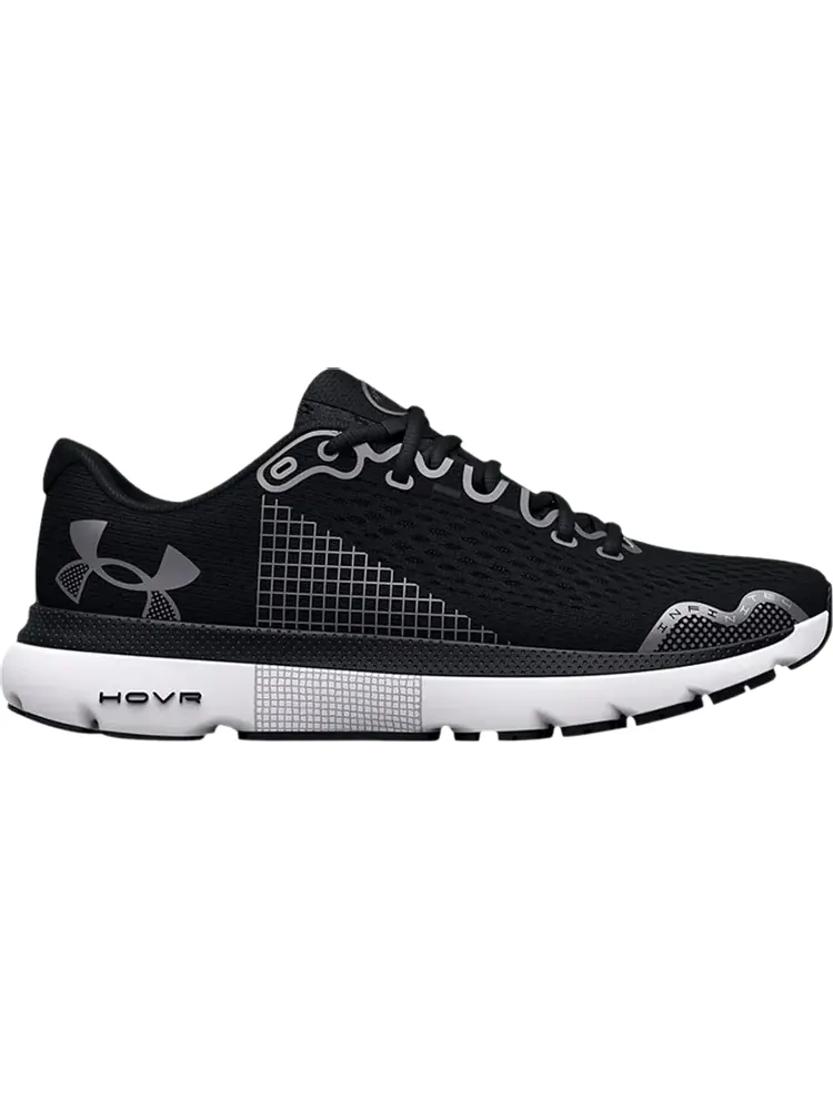 Кроссовки Under Armour HOVR Infinite 4 Black White — изображение 1 из 1, черный