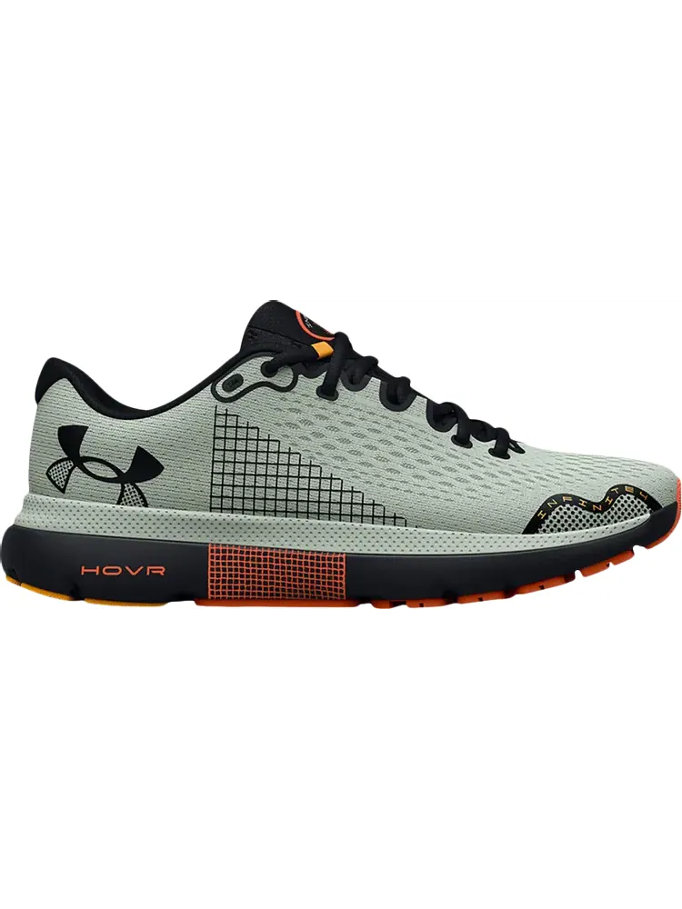 Кроссовки Under Armour HOVR Infinite 4 Illusion Green Orange — изображение 1 из 1, зеленый