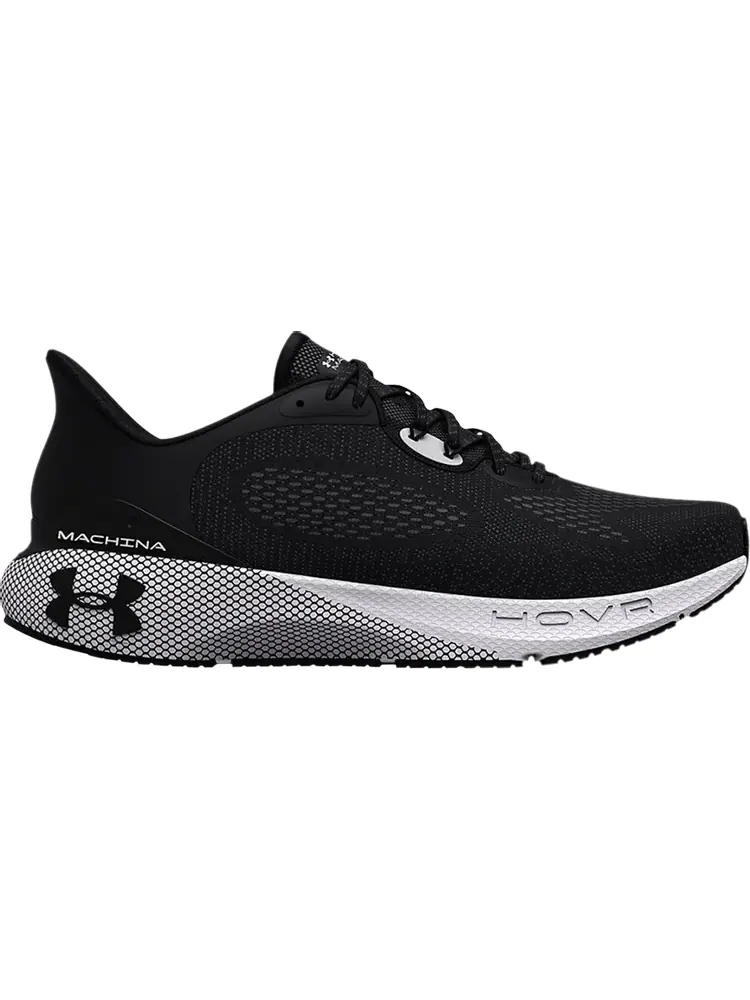 Кроссовки Under Armour HOVR Machina 3 Black White — изображение 1 из 1, черный
