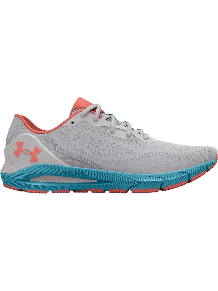 Кроссовки Under Armour Wmns HOVR Sonic 5 Halo Grey Fresco Blue — изображение 1 из 1, серый
