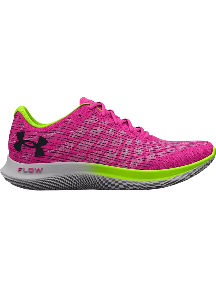 Кроссовки Under Armour Wmns Flow Velociti Wind 2 Rebel Pink Lime — изображение 1 из 1, розовый