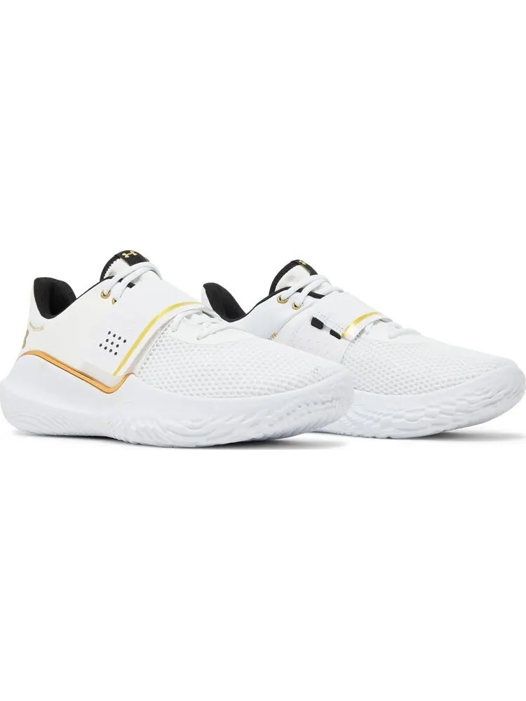 Кроссовки Under Armour Flow FUTR X White Metallic Gold — изображение 8 из 8, белый