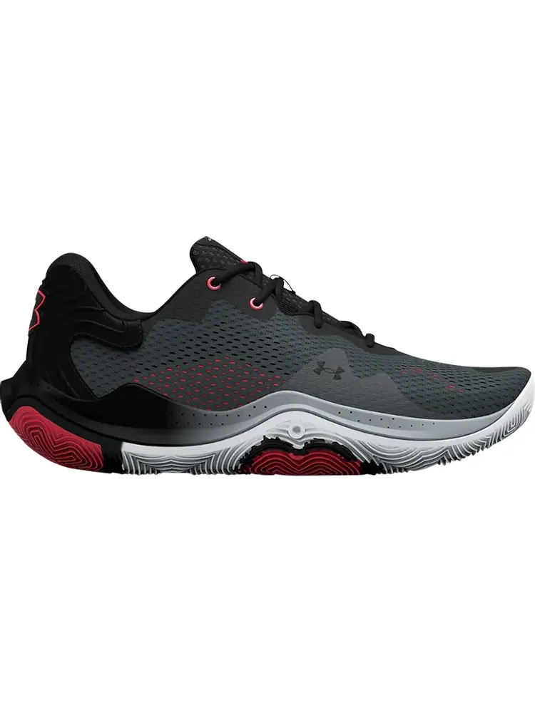 Кроссовки Under Armour Spawn 4 Pitch Grey Black — изображение 1 из 1, серый