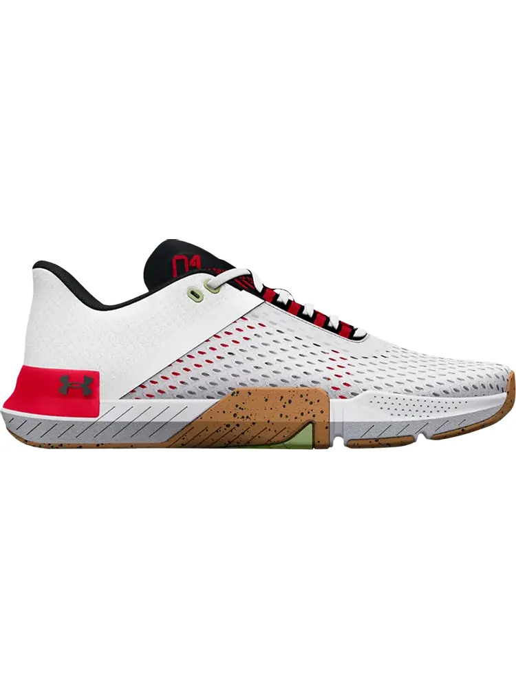 Кроссовки Under Armour TriBase Reign 4 White Radio Red — изображение 1 из 1, белый