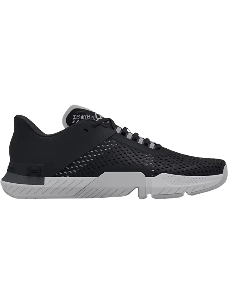 Кроссовки Under Armour Wmns TriBase Reign 4 Black Halo Grey — изображение 1 из 1, черный