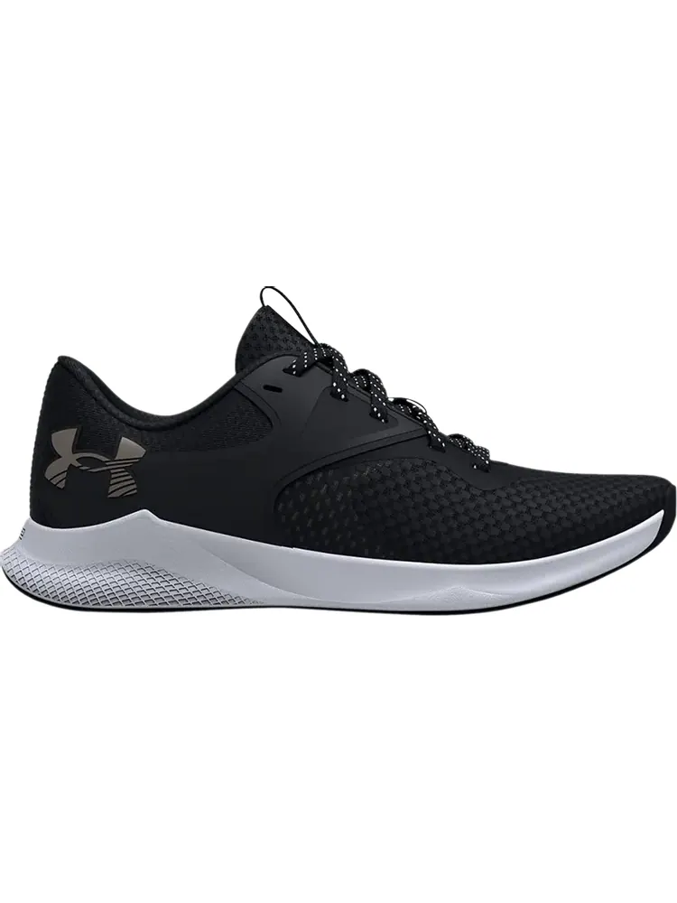 Кроссовки Under Armour Wmns Charged Aurora 2 Black Metallic Warm Silver — изображение 1 из 1, черный