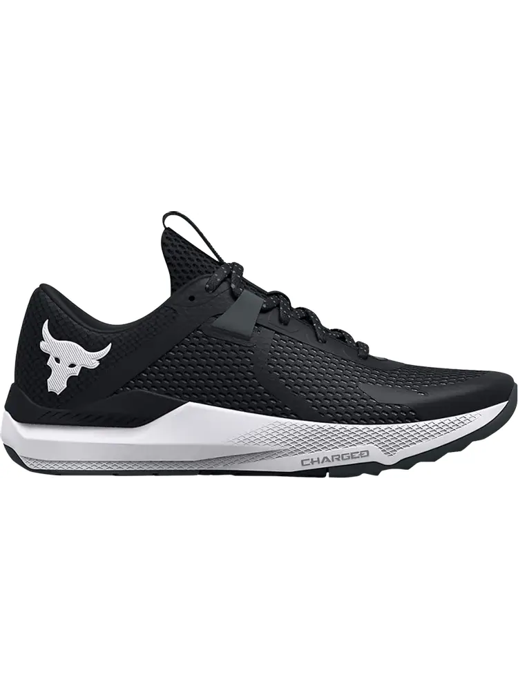 Кроссовки Under Armour Project Rock BSR 2 Black White — изображение 1 из 1, черный