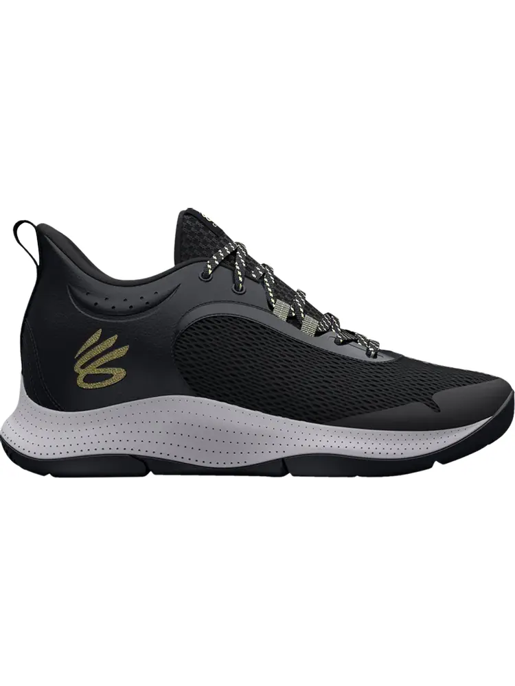 Кроссовки Under Armour Curry 3Z6 Black Metallic Gold — изображение 1 из 1, серый