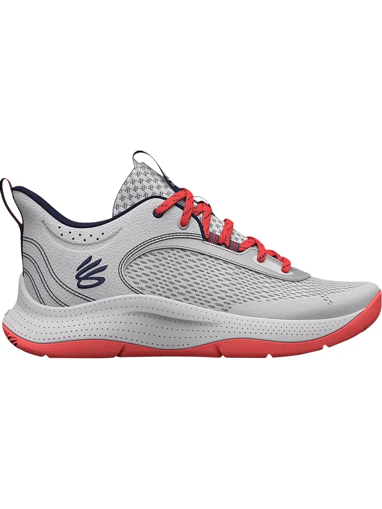Кроссовки Under Armour Curry 3Z6 GS Mod Grey — изображение 1 из 1, серый
