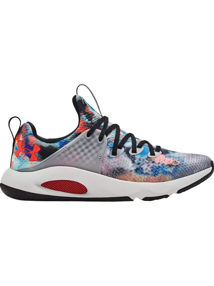 Кроссовки Under Armour HOVR Rise 3 Printed Concrete Halo Grey — изображение 1 из 1, серый