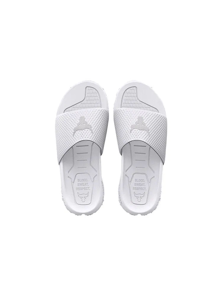 Сандалии Under Armour Project Rock Slide — изображение 4 из 5, белый