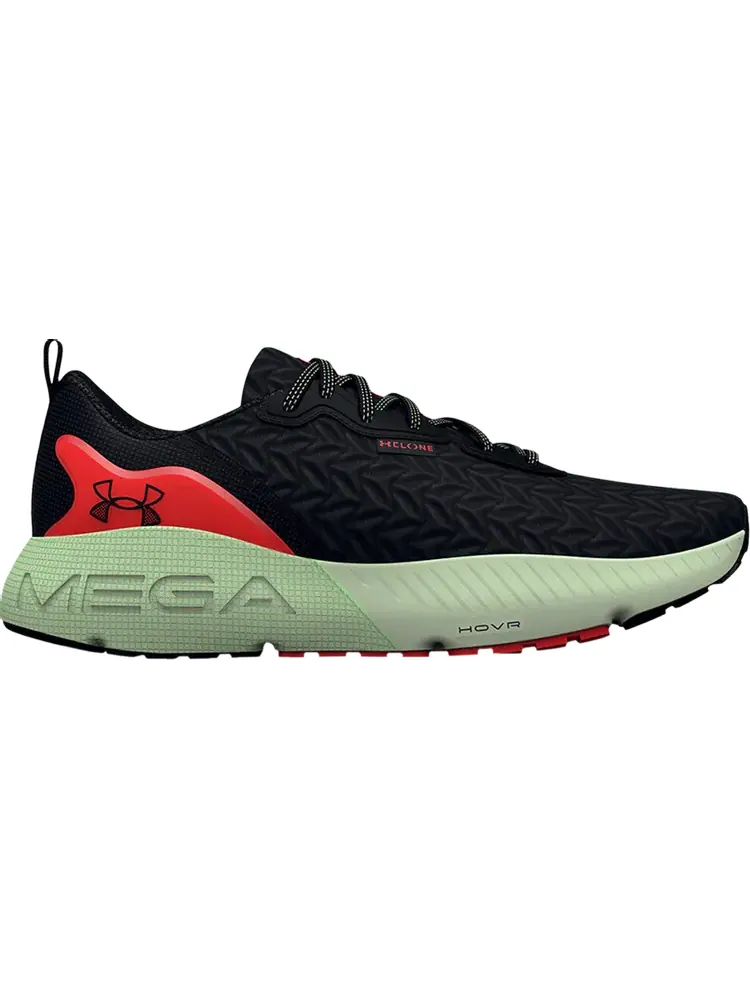Кроссовки Under Armour HOVR Mega 3 Clone Black Phosphor Green — изображение 1 из 1, черный