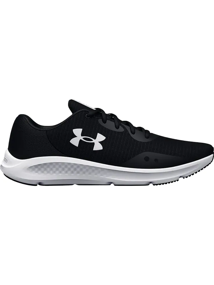 Кроссовки Under Armour Charged Pursuit 3 Tech Black White — изображение 1 из 1, черный
