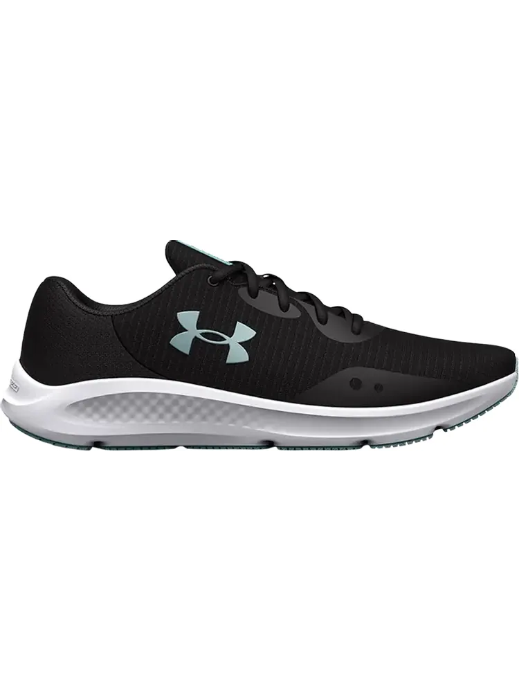 Кроссовки Under Armour Wmns Charged Pursuit 3 Tech Black Fuse Teal — изображение 1 из 1, черный