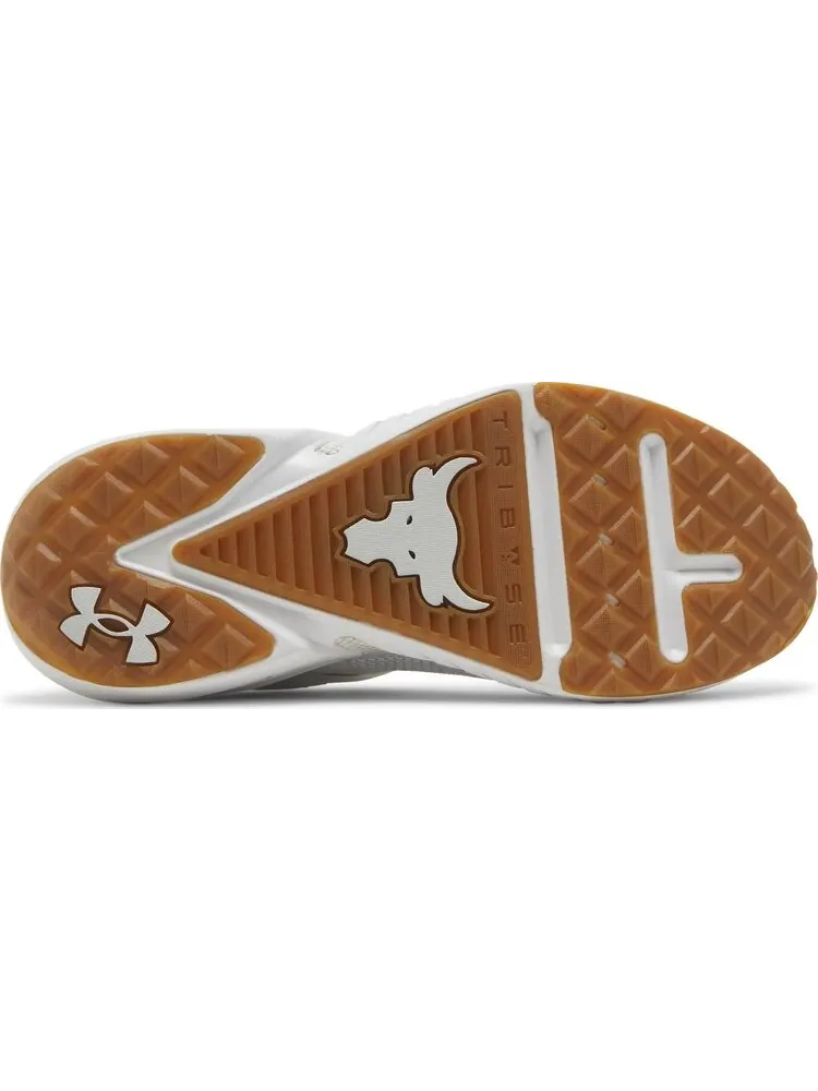 Кроссовки Under Armour Project Rock 5 White Gum — изображение 4 из 8, белый