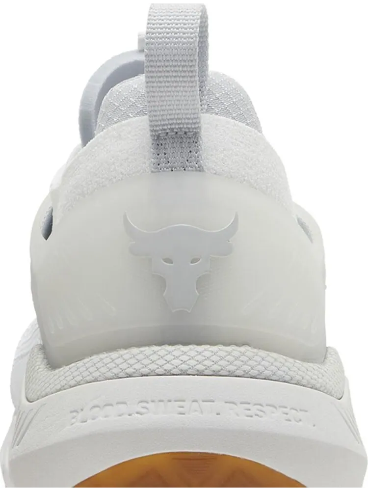 Кроссовки Under Armour Project Rock 5 White Gum — изображение 7 из 8, белый