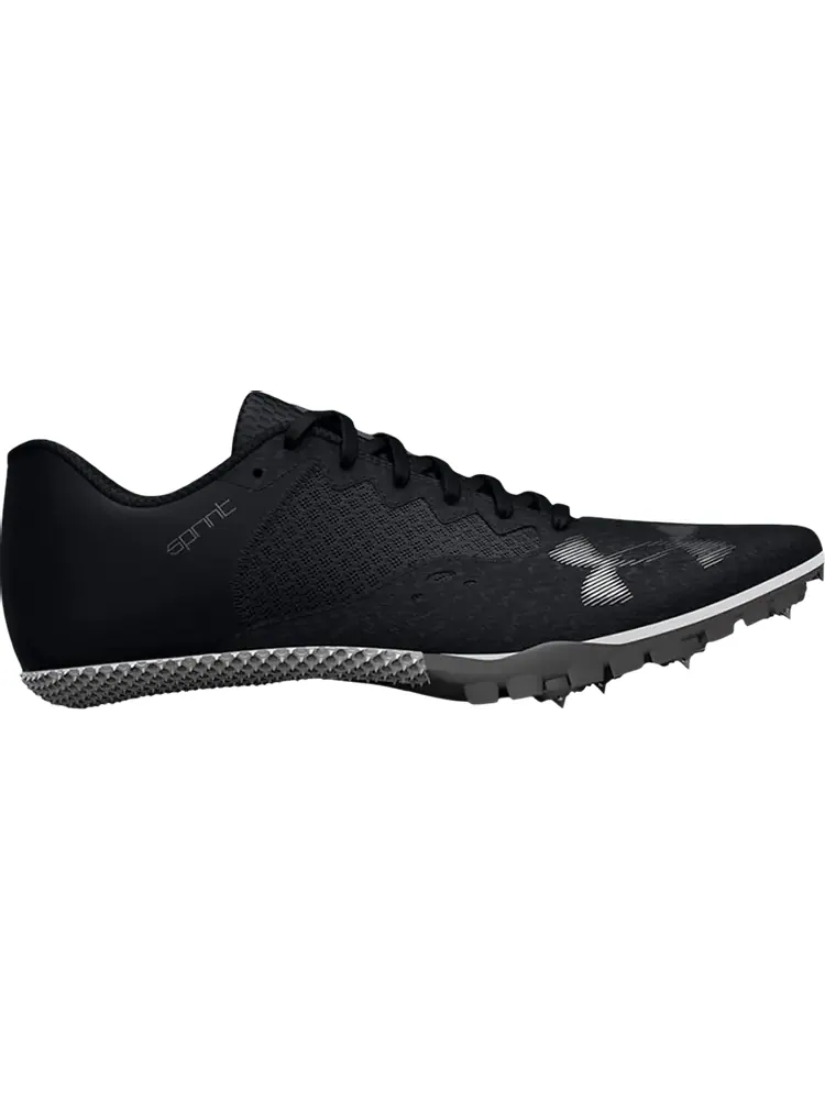Кроссовки Under Armour Kick Sprint 4 Black White — изображение 1 из 1, черный