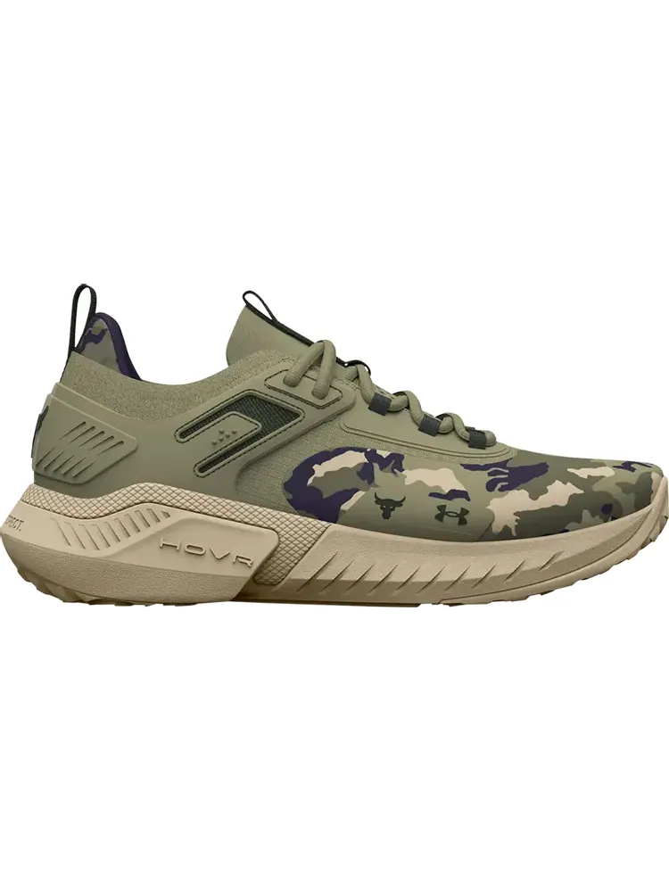 Кроссовки Under Armour Project Rock 5 Green Camo — изображение 1 из 1, зеленый