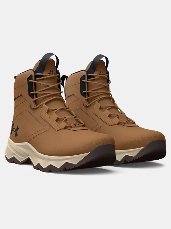 Мужские тактические кроссовки Under Armour Stellar G2 66-Inch — изображение 3 из 4, светло-коричневый