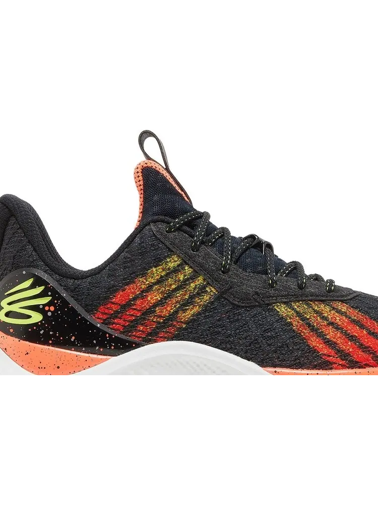 Кроссовки Curry Flow 10 Iron Sharpens Iron — изображение 2 из 8, черный