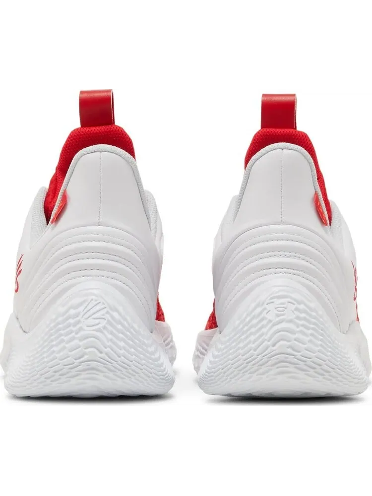 Кроссовки Curry Flow 9 Team White Red — изображение 6 из 8, красный