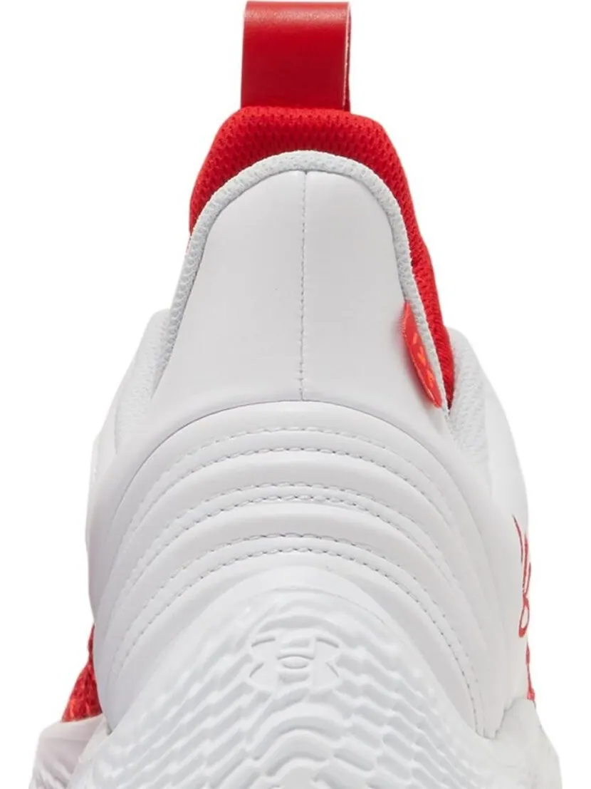 Кроссовки Curry Flow 9 Team White Red — изображение 7 из 8, красный