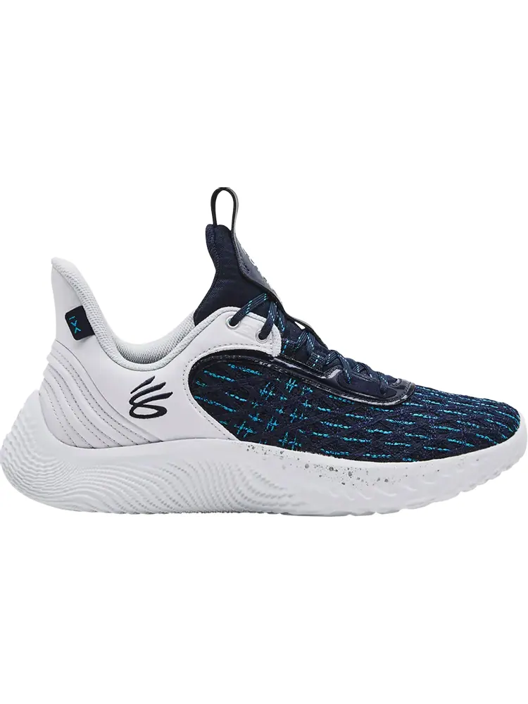 Кроссовки Curry Flow 9 Team White Midnight Navy — изображение 1 из 1, синий