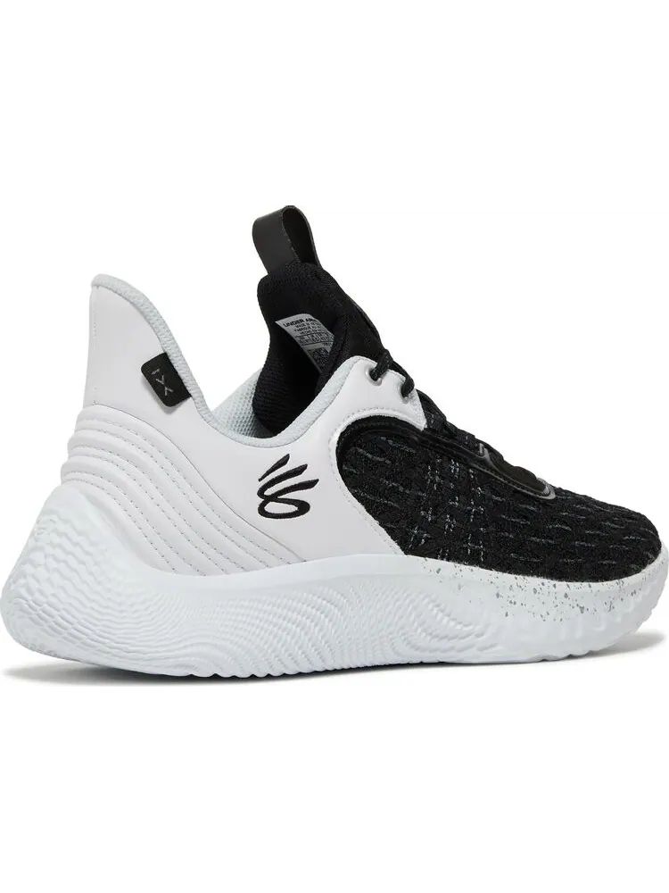 Кроссовки Curry Flow 9 Team White Black — изображение 3 из 8, черный