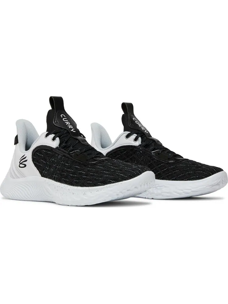 Кроссовки Curry Flow 9 Team White Black — изображение 8 из 8, черный
