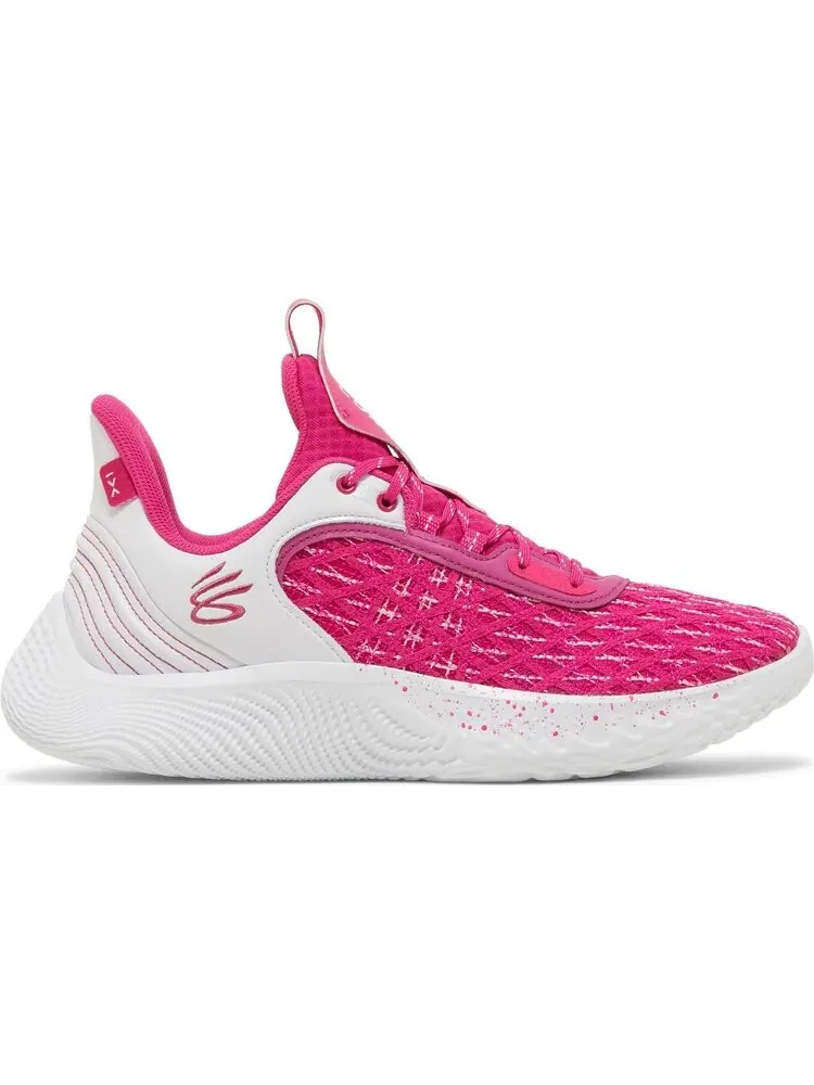 Кроссовки Curry Flow 9 Team White Tropic Pink — изображение 1 из 8, розовый
