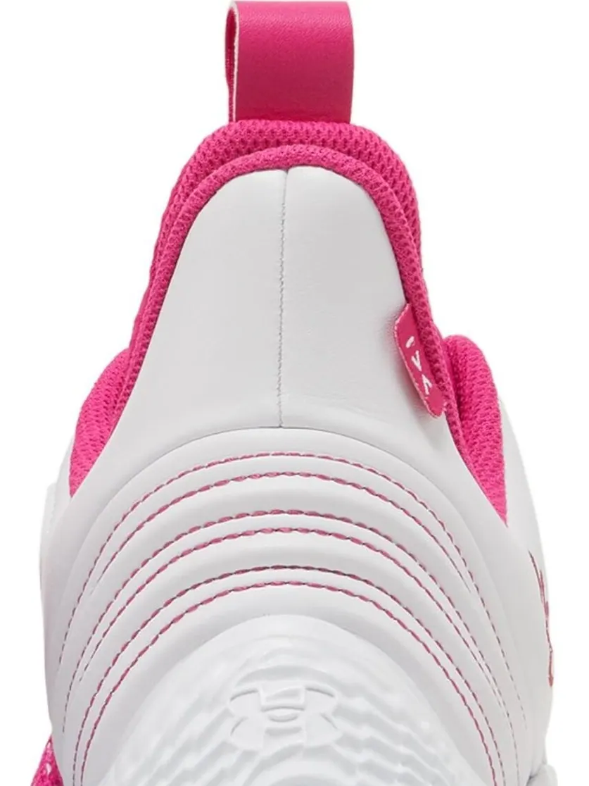 Кроссовки Curry Flow 9 Team White Tropic Pink — изображение 7 из 8, розовый