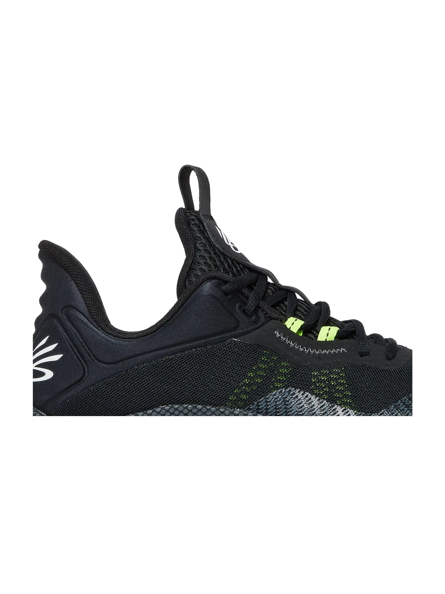 Кроссовки Curry HOVR Splash 2 Under Armour — изображение 2 из 8, черный/зеленый